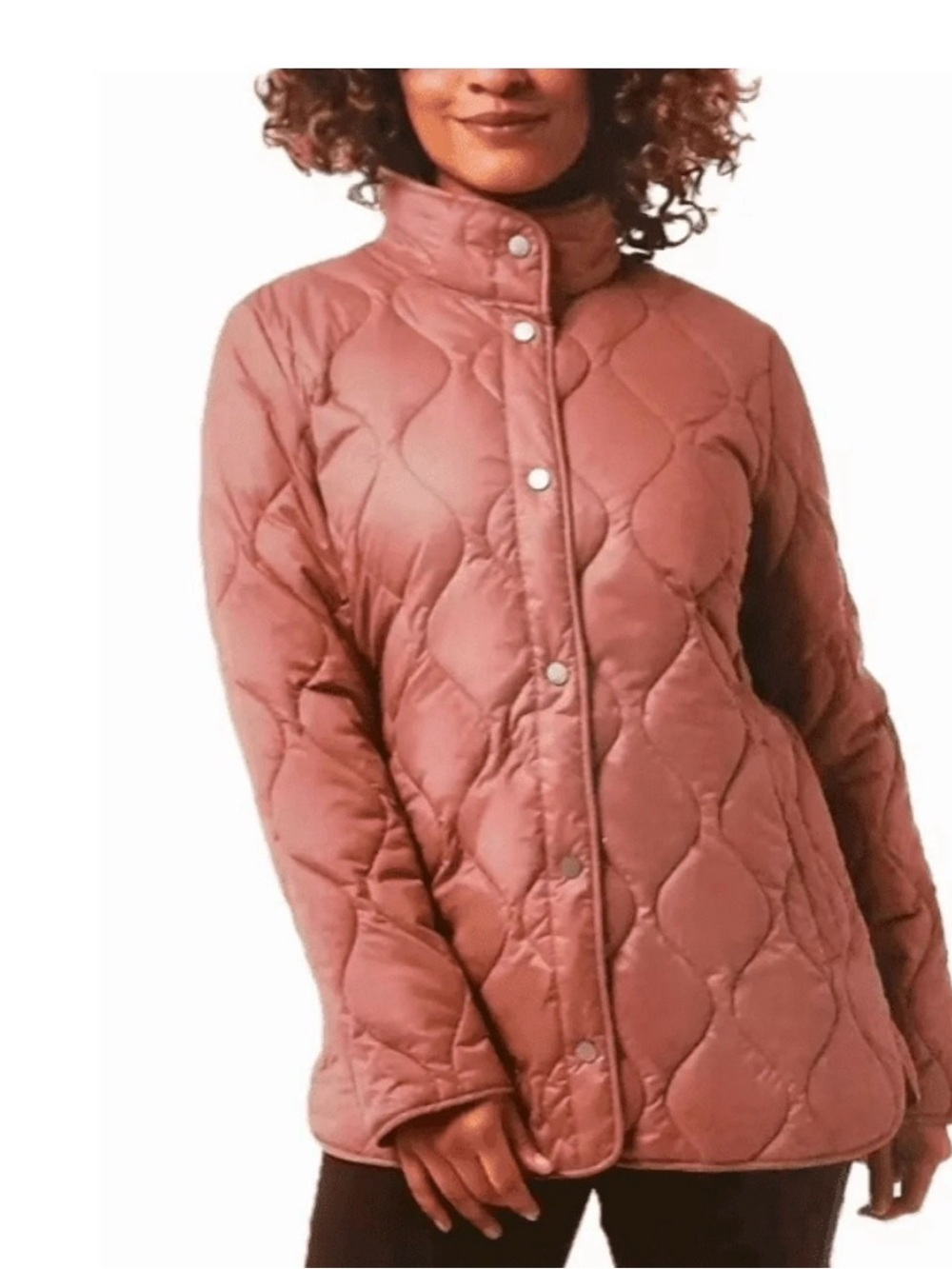 32 Degrees Quilted Waterproof Jacket - pink